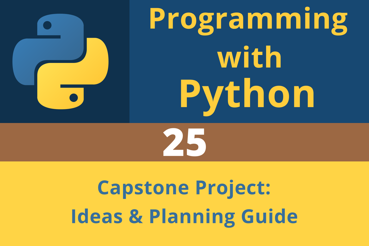 Programming with Python | Chapter 25: Capstone Project
